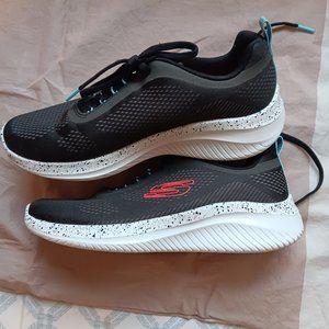 NWOT Skecher's Memory Foam - Black, Blue, and Pink